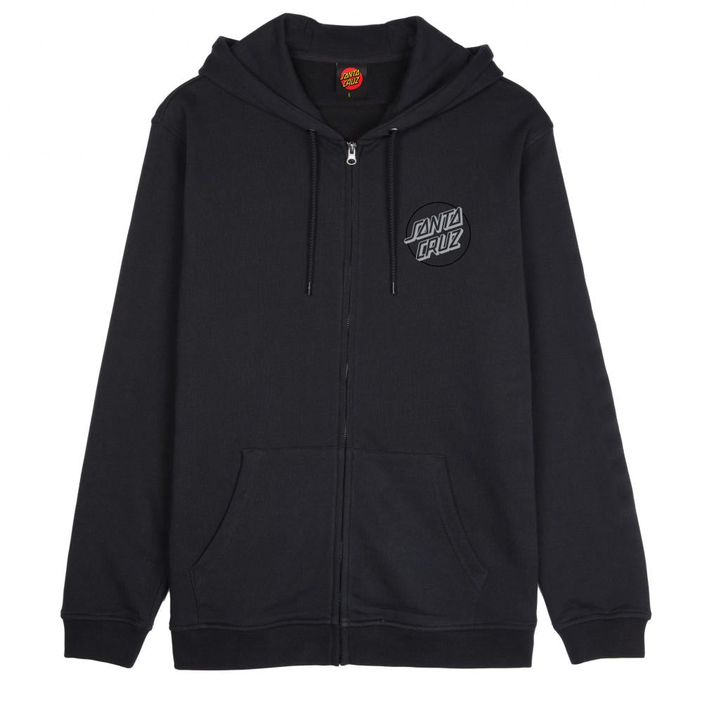 Santa Cruz Wooten Duo Zip Hoodie - Black