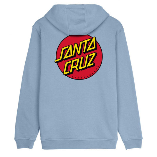 Santa Cruz Classic Dot Chest Hoodie - Fresh Blue