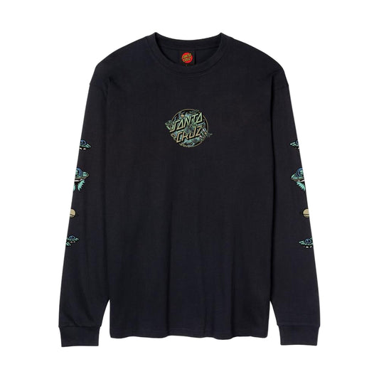 Santa Cruz Longsleeve Winkowski Dope Planet 2 Tee - Black