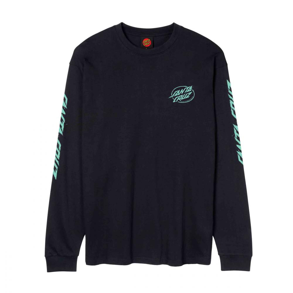 Santa Cruz Cyber Dot LS T-Shirt - Black