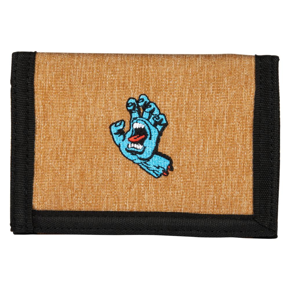 Mini Hand Wallet Santa Cruz Mini Hand Wallet - Biscuit Brown – Scenic Skate Shop