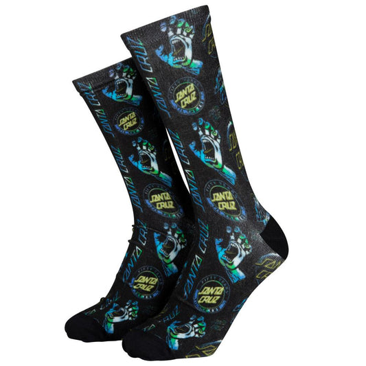 Santa Cruz Holo Socks - Black
