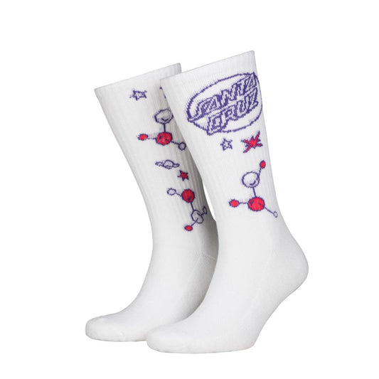 Santa Cruz Knibbs Minds Eye Sock - Optic White