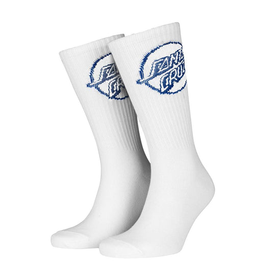 Santa Cruz Socks	Dissected Dot - White