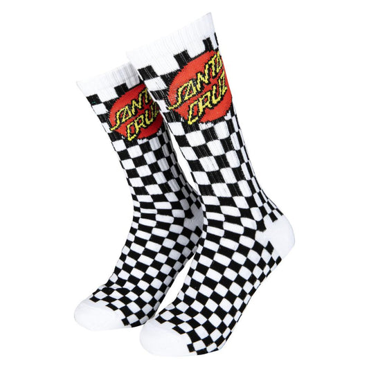 Santa Cruz Beat Checkered Socks