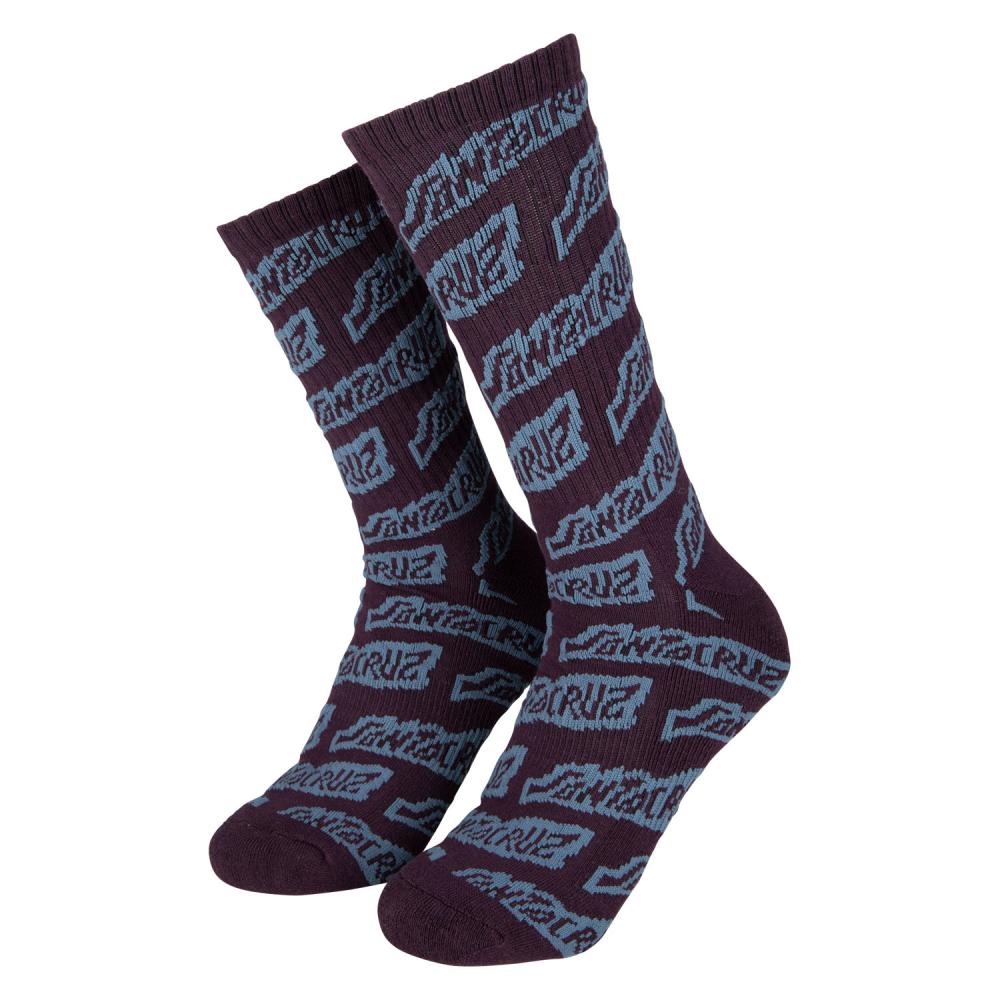 Santa Cruz Creep Repeat Socks - Blackcurrant