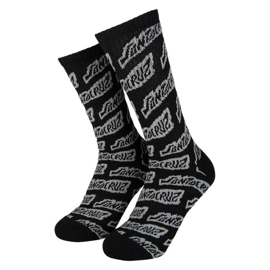 Santa Cruz Creep Repeat Black Socks