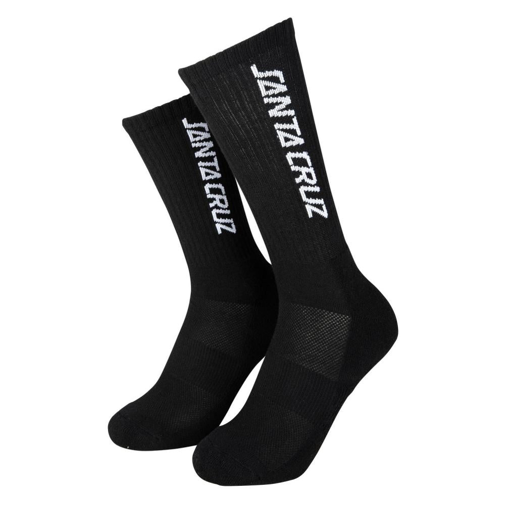 Santa Cruz Strip Socks - Black