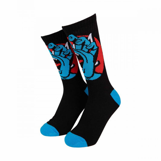 Santa Cruz Hand Dot Socks Black & White - 2 Pack