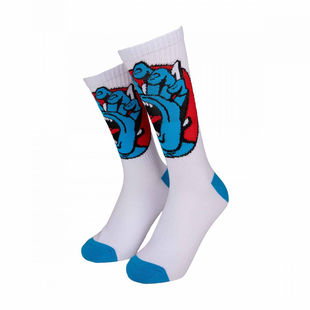 Santa Cruz Hand Dot Socks Black & White - 2 Pack