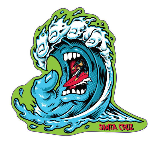 Santa Cruz Screaming Wave Sticker