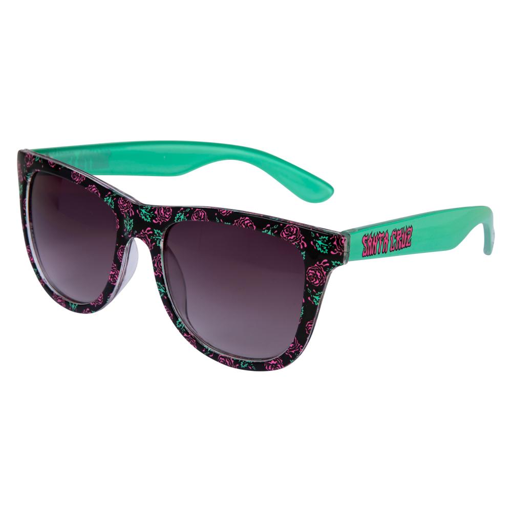 Santa Cruz Sunglasses Dressen Roses - Black/Turquoise