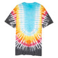 Santa Cruz Dressen Rose Crew Three Front T Shirt - Rainbow