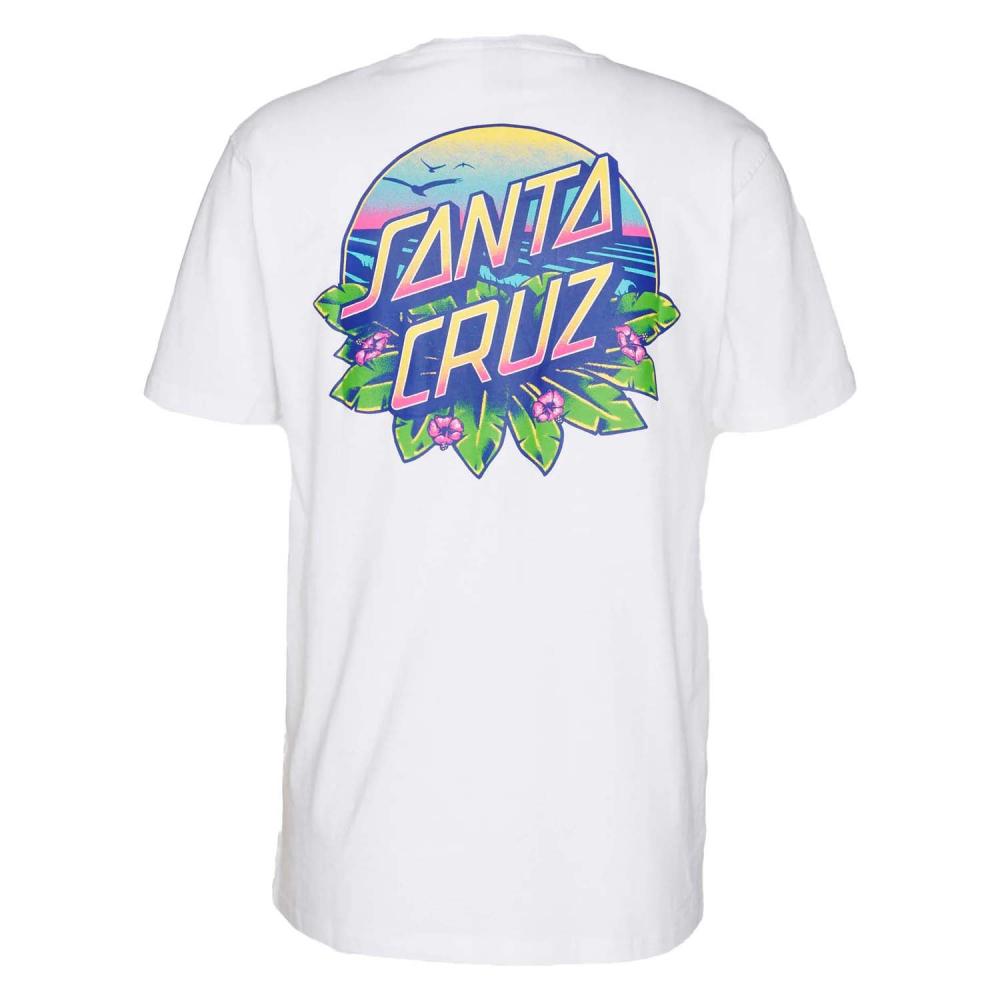 Santa Cruz Sunset Dot T-Shirt - White