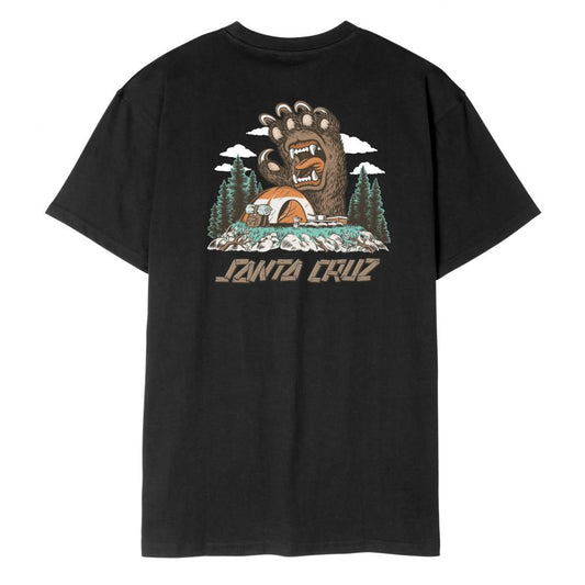 Santa Cruz Screaming Grizzly T-Shirt - Black