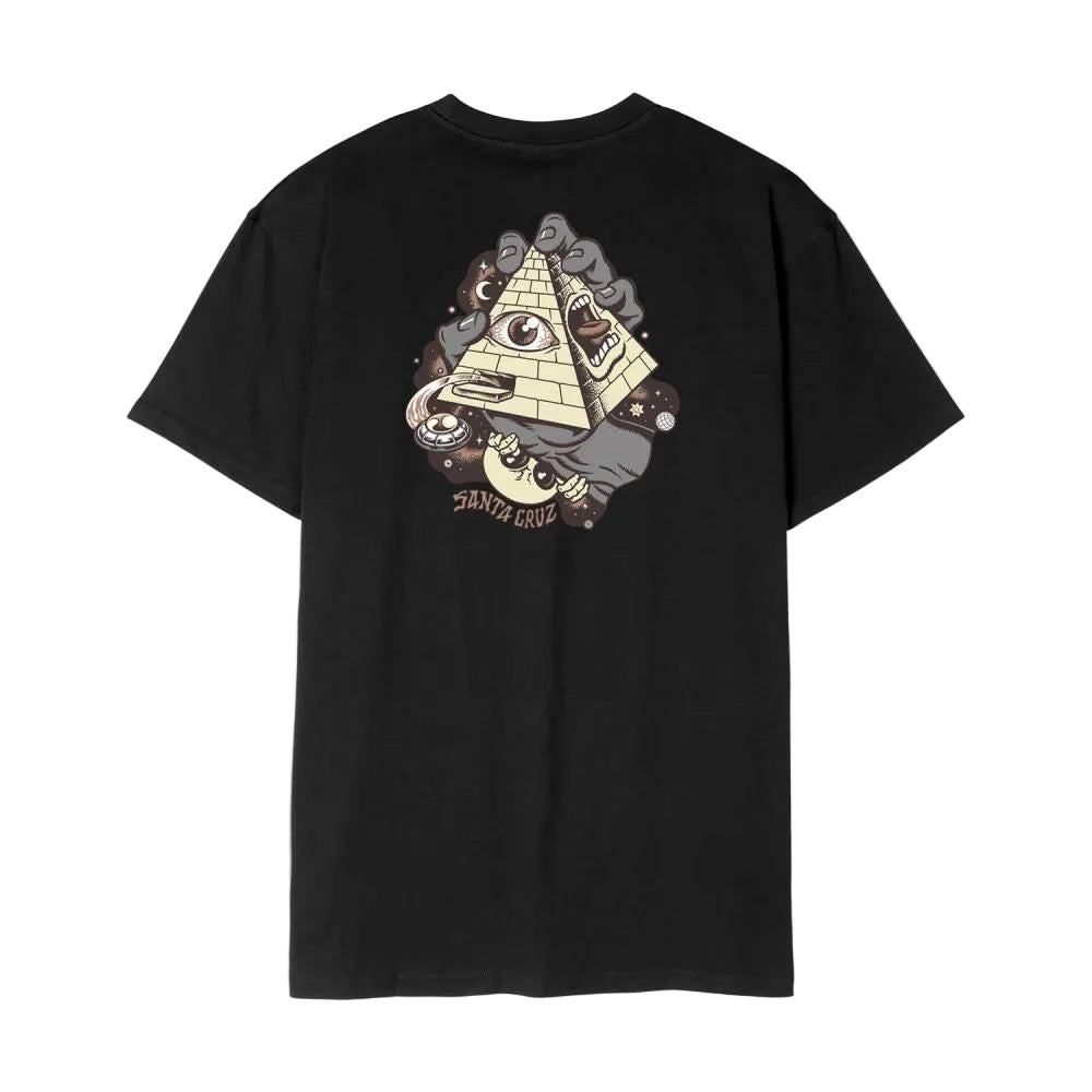 Santa Cruz Knibbs Invasion Hand Strip T-Shirt - Black