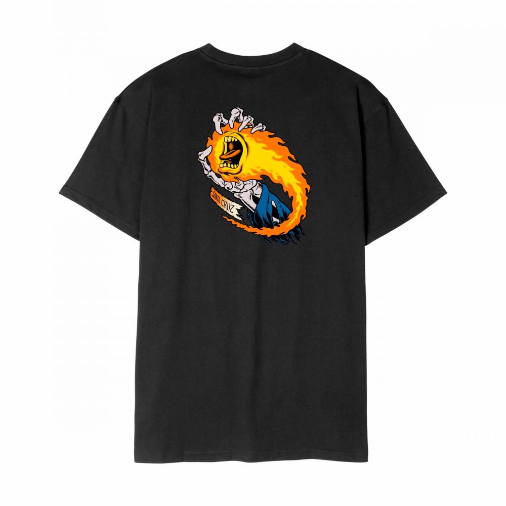 Santa Cruz O'Brien Scream Reaper T-Shirt - Black