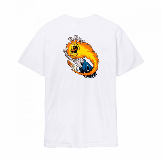 Santa Cruz O'Brien Scream Reaper T-Shirt - White