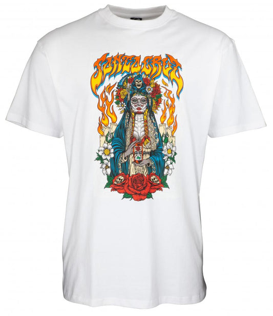 Santa Cruz Santa Muerte T-Shirt - White