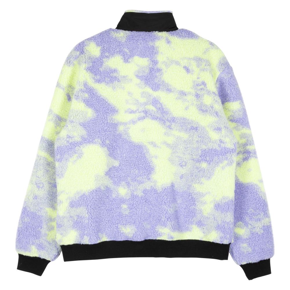Santa Cruz Women's Astra Sherpa Fleece Jacket - Purple Yellow Tie Dye