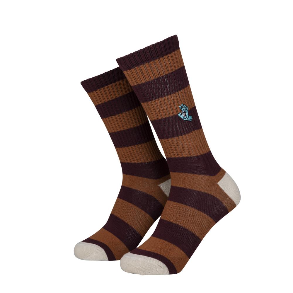 Santa Cruz Women's Socks Mini Hand Socks (2 pack) Assorted Strip