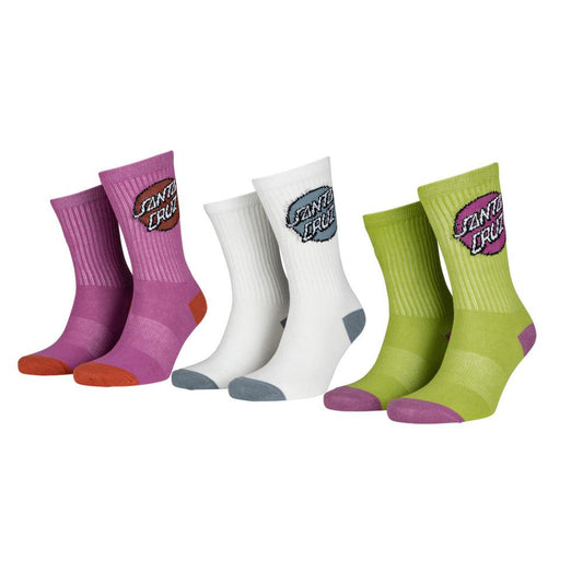 Santa Cruz Womens Socks	Pop Dot (3 Pack)