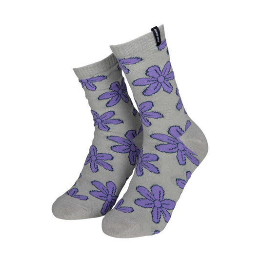Santa Cruz Womens Flourish Daisy Socks 2 Pack - Mist Black