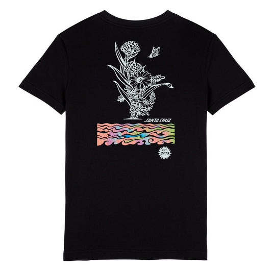 Santa Cruz Women's Digi Bloom T-Shirt - Black