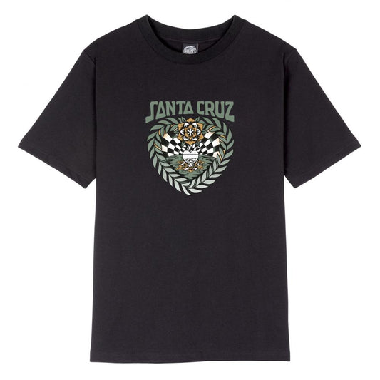 Santa Cruz Women's Set Front T Shirt - Black