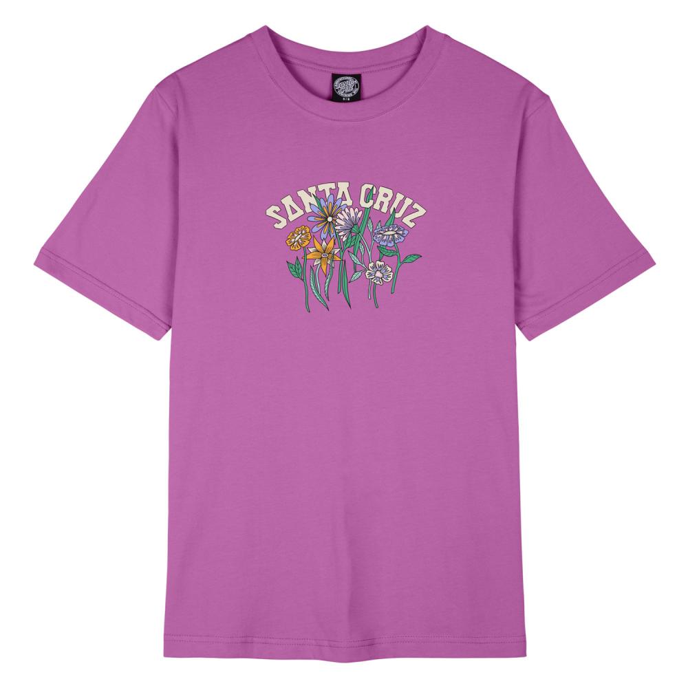 Santa Cruz Womens Field Strip T-Shirt - Hyper Violet