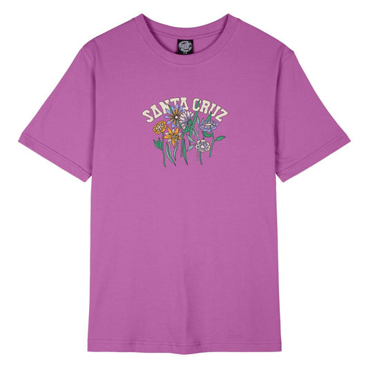 Santa Cruz Womens Field Strip T-Shirt - Hyper Violet
