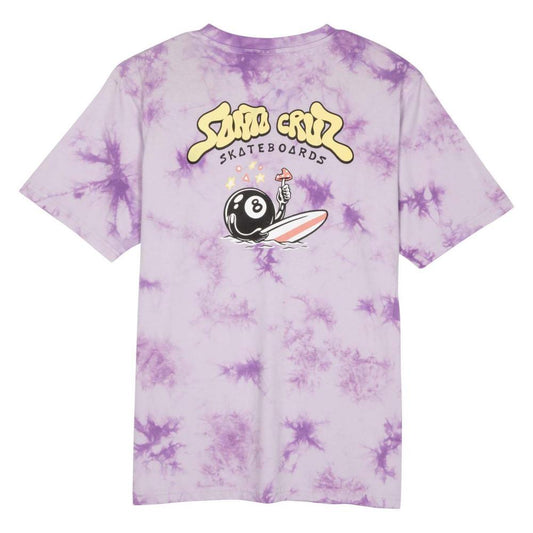 Santa Cruz Women's Winkowski 8Baller Surf T-Shirt - Lavender Tie Dye