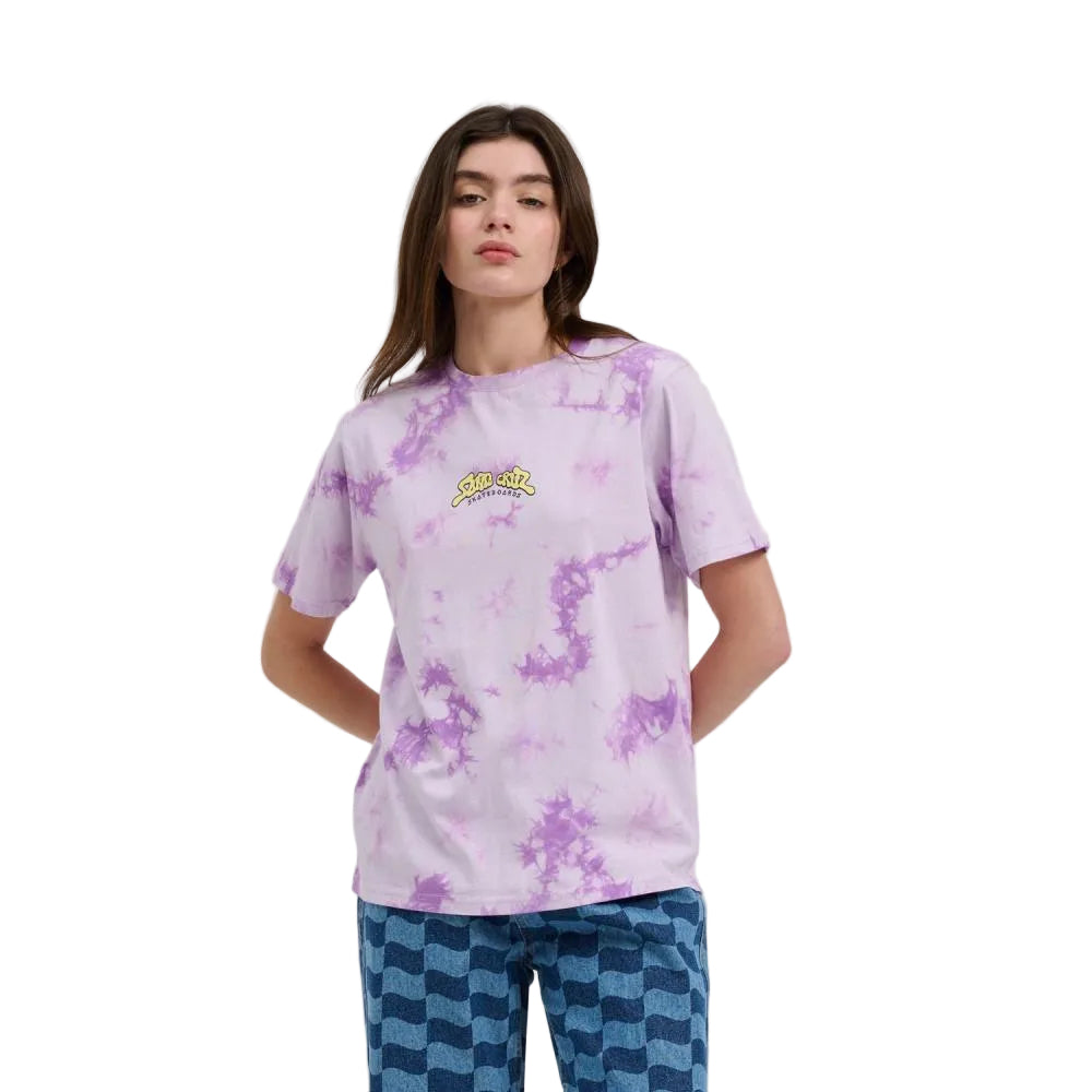 Santa Cruz Women's Winkowski 8Baller Surf T-Shirt - Lavender Tie Dye