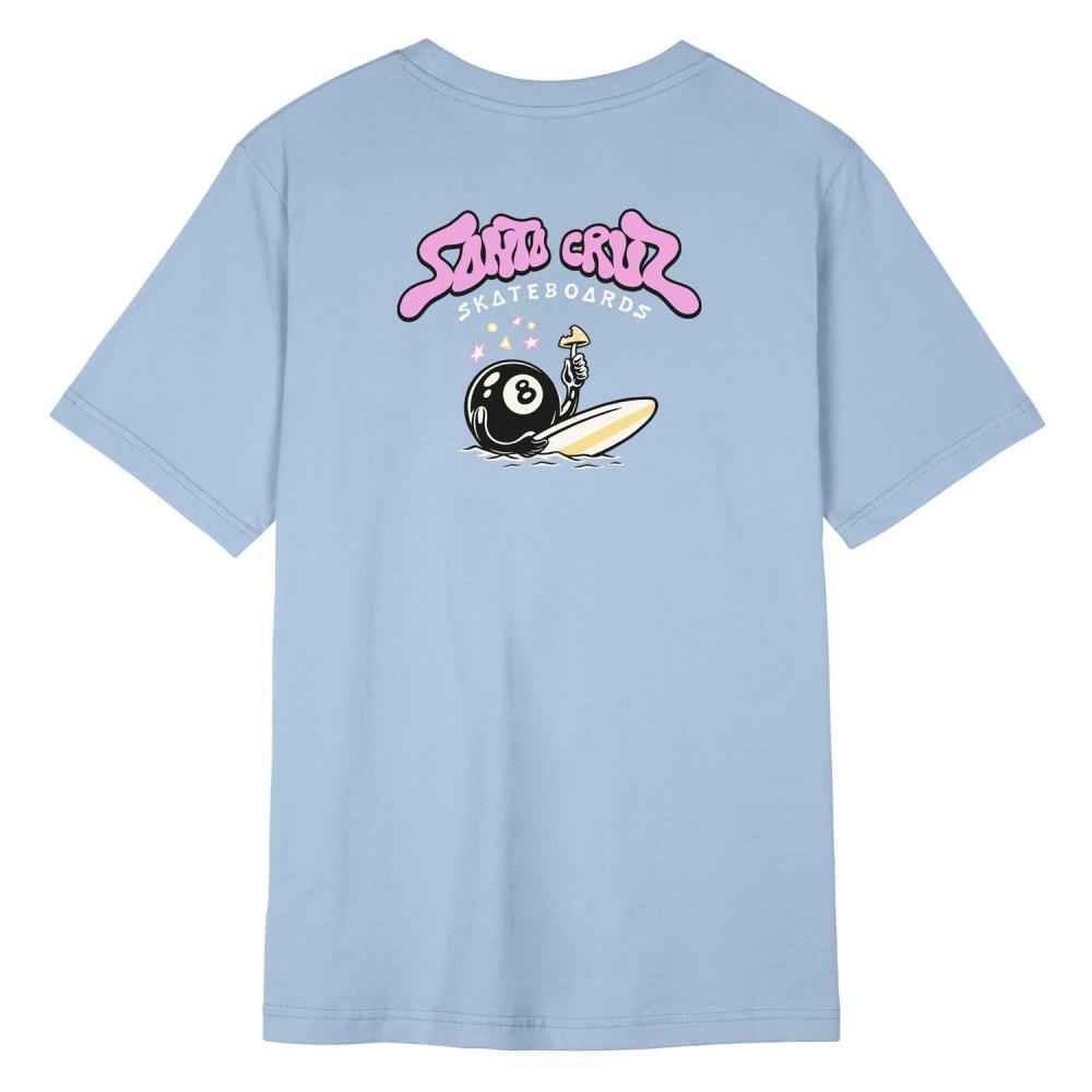 Santa Cruz Women's Winkowski 8Baller Surf T-Shirt - Fresh Blue