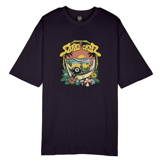 Santa Cruz Womens Winkowski 8Baller Trip Front T-Shirt - Black