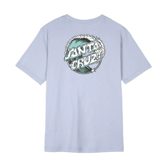 Santa Cruz Women's Offshore Dot T-Shirt - Barely Blue