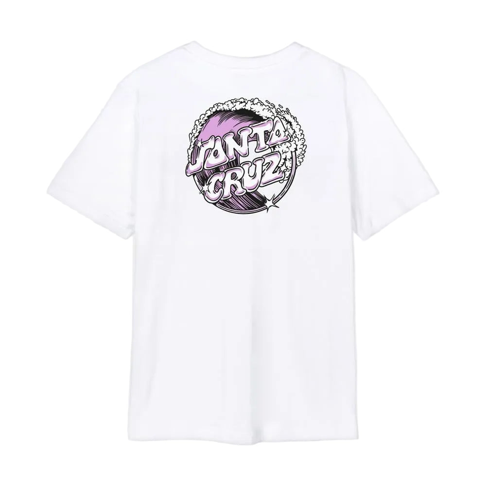 Santa Cruz Women's Offshore Dot T-Shirt - White