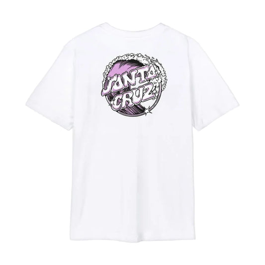 Santa Cruz Women's Offshore Dot T-Shirt - White
