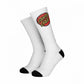 Santa Cruz Youth Classic Dot Socks 2 Pack - White Black