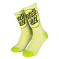 Santa Cruz Youth OS Other Dot Socks 2 Pack Yellow/Blue