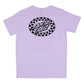 Santa Cruz Youth Check Oval Mono T-Shirt - Digital Lavender