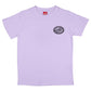 Santa Cruz Youth Check Oval Mono T-Shirt - Digital Lavender