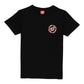 Santa Cruz Flame Ringed Dot Youth T-Shirt - Black