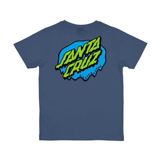 Santa Cruz Slime Dot Youth T-Shirt - Heritage Blue