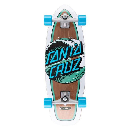 Santa Cruz Surf Skate Complete Wave Dot Cut Back - 29.95"