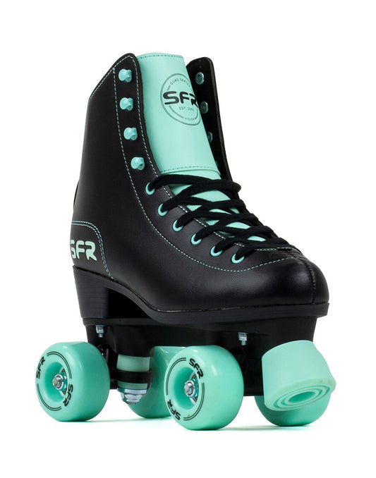 SFR Figure Black Mint Quad Skates