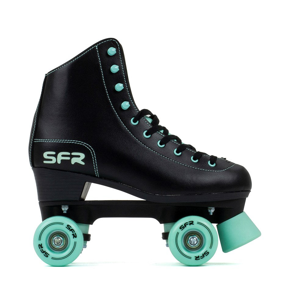 SFR Figure Black Mint Quad Skates