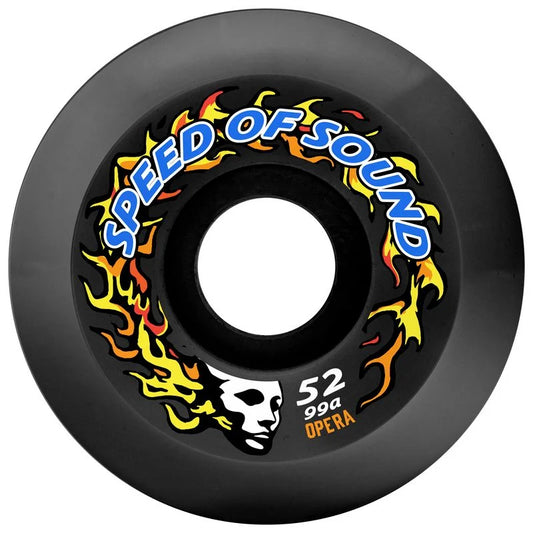 Opera SOS Fire Mask Hardline Conical 99a Black Wheels - 54mm