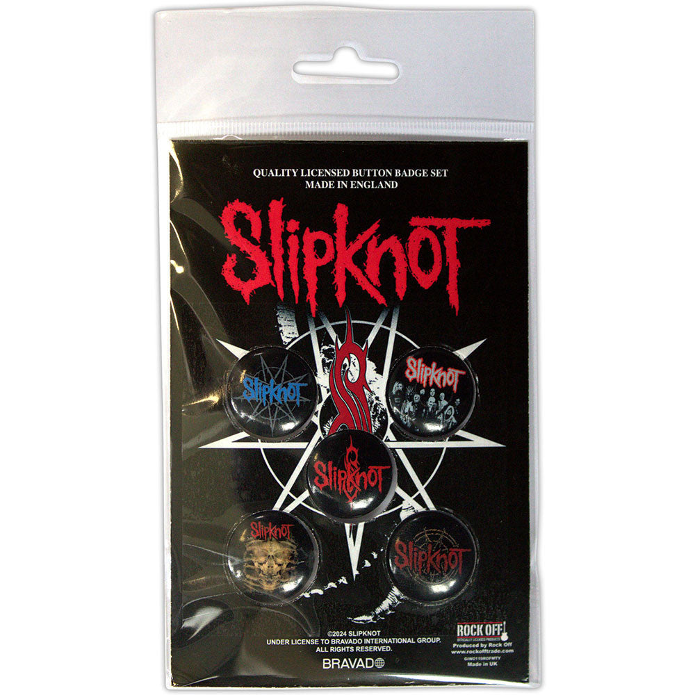Slipknot Button Tribal S Badge Pack