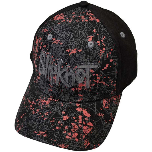 Slipknot Nonagrams Pattern Embellished Cap - Black